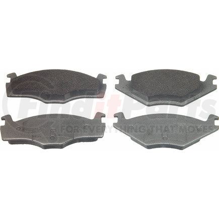 MX280A by WAGNER - Wagner Brake ThermoQuiet MX280A Semi-Metallic Disc Brake Pad Set