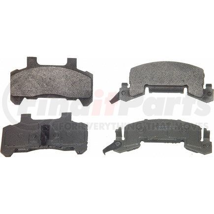 MX289 by WAGNER - Wagner Brake ThermoQuiet MX289 Semi-Metallic Disc Brake Pad Set