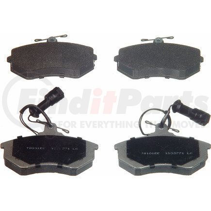 MX290 by WAGNER - Wagner Brake ThermoQuiet MX290 Semi-Metallic Disc Brake Pad Set