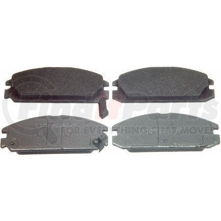 MX334 by WAGNER - Wagner Brake ThermoQuiet MX334 Semi-Metallic Disc Brake Pad Set