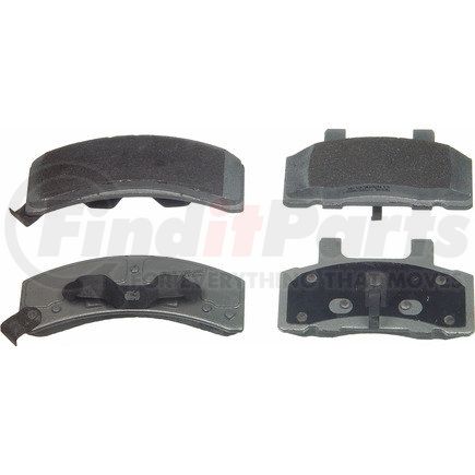 MX368 by WAGNER - Wagner Brake ThermoQuiet MX368 Semi-Metallic Disc Brake Pad Set