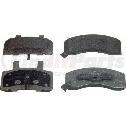 MX370 by WAGNER - Wagner Brake ThermoQuiet MX370 Semi-Metallic Disc Brake Pad Set