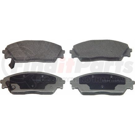 MX373 by WAGNER - Wagner Brake ThermoQuiet MX373 Semi-Metallic Disc Brake Pad Set