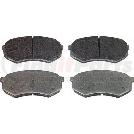 MX389 by WAGNER - Wagner Brake ThermoQuiet MX389 Semi-Metallic Disc Brake Pad Set