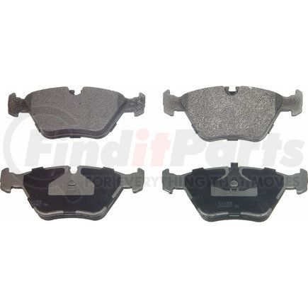 MX394A by WAGNER - Wagner Brake ThermoQuiet MX394A Semi-Metallic Disc Brake Pad Set