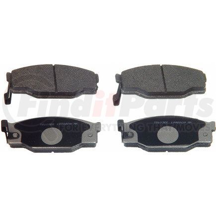 MX397 by WAGNER - Wagner Brake ThermoQuiet MX397 Semi-Metallic Disc Brake Pad Set