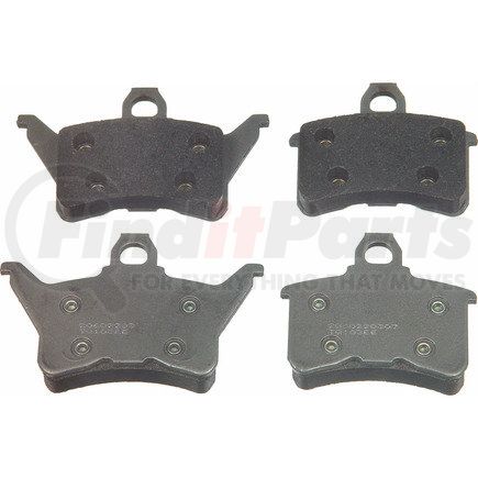 MX386 by WAGNER - Wagner Brake ThermoQuiet MX386 Semi-Metallic Disc Brake Pad Set