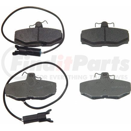 MX408 by WAGNER - Wagner Brake ThermoQuiet MX408 Semi-Metallic Disc Brake Pad Set