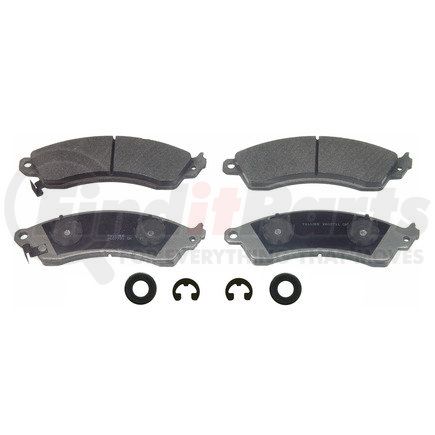 MX412 by WAGNER - Wagner Brake ThermoQuiet MX412 Semi-Metallic Disc Brake Pad Set