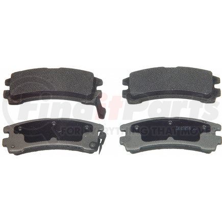 MX401 by WAGNER - Wagner Brake ThermoQuiet MX401 Semi-Metallic Disc Brake Pad Set