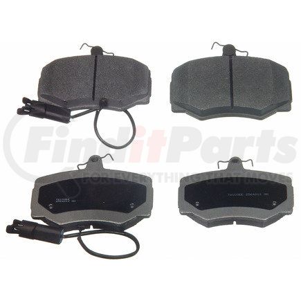 MX407 by WAGNER - Wagner Brake ThermoQuiet MX407 Semi-Metallic Disc Brake Pad Set