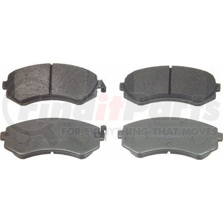 MX422 by WAGNER - Wagner Brake ThermoQuiet MX422 Semi-Metallic Disc Brake Pad Set