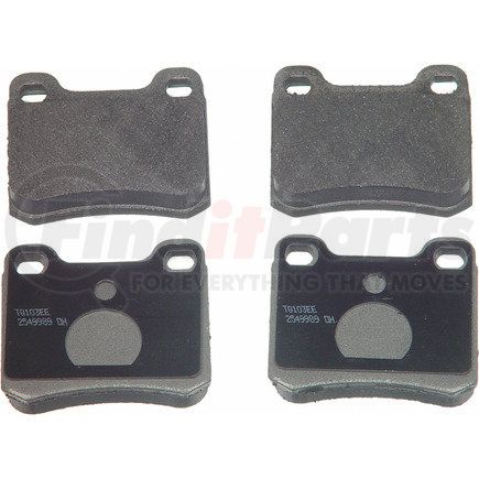 MX426 by WAGNER - Wagner Brake ThermoQuiet MX426 Semi-Metallic Disc Brake Pad Set