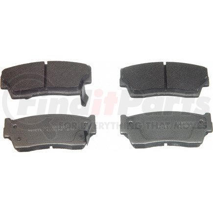 MX418 by WAGNER - Wagner Brake ThermoQuiet MX418 Semi-Metallic Disc Brake Pad Set