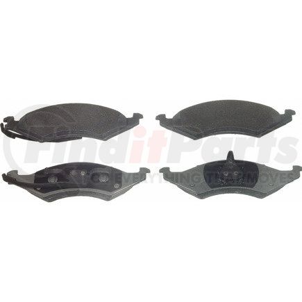 MX421 by WAGNER - Wagner Brake ThermoQuiet MX421 Semi-Metallic Disc Brake Pad Set