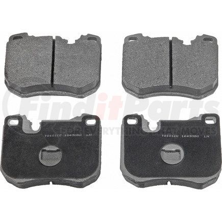 MX443 by WAGNER - Wagner Brake ThermoQuiet MX443 Semi-Metallic Disc Brake Pad Set