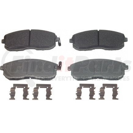 MX430 by WAGNER - Wagner Brake ThermoQuiet MX430 Semi-Metallic Disc Brake Pad Set