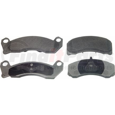 MX431 by WAGNER - Wagner Brake ThermoQuiet MX431 Semi-Metallic Disc Brake Pad Set