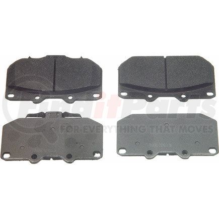 MX460 by WAGNER - Wagner Brake ThermoQuiet MX460 Semi-Metallic Disc Brake Pad Set