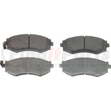 MX462 by WAGNER - Wagner Brake ThermoQuiet MX462 Semi-Metallic Disc Brake Pad Set