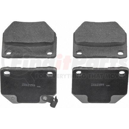 MX461A by WAGNER - Wagner Brake ThermoQuiet MX461A Semi-Metallic Disc Brake Pad Set