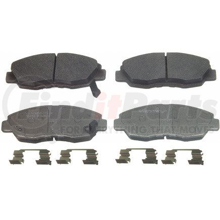 MX465 by WAGNER - Wagner Brake ThermoQuiet MX465 Semi-Metallic Disc Brake Pad Set