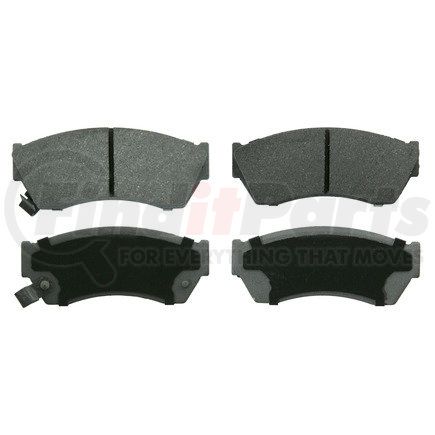 MX451 by WAGNER - Wagner Brake ThermoQuiet MX451 Semi-Metallic Disc Brake Pad Set