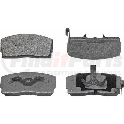 MX456 by WAGNER - Wagner Brake ThermoQuiet MX456 Semi-Metallic Disc Brake Pad Set