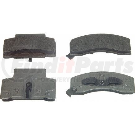 MX459 by WAGNER - Wagner Brake ThermoQuiet MX459 Semi-Metallic Disc Brake Pad Set