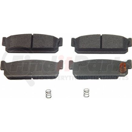 MX481 by WAGNER - Wagner Brake ThermoQuiet MX481 Semi-Metallic Disc Brake Pad Set