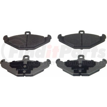 MX491 by WAGNER - Wagner Brake ThermoQuiet MX491 Semi-Metallic Disc Brake Pad Set