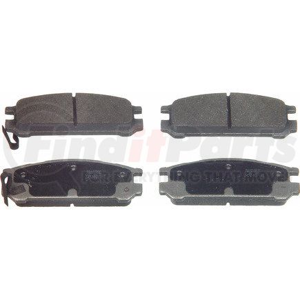 MX471 by WAGNER - Wagner Brake ThermoQuiet MX471 Semi-Metallic Disc Brake Pad Set