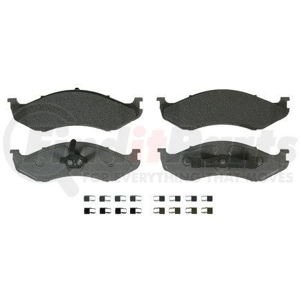 MX477 by WAGNER - Wagner Brake ThermoQuiet MX477 Semi-Metallic Disc Brake Pad Set