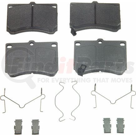 MX473 by WAGNER - Wagner Brake ThermoQuiet MX473 Semi-Metallic Disc Brake Pad Set