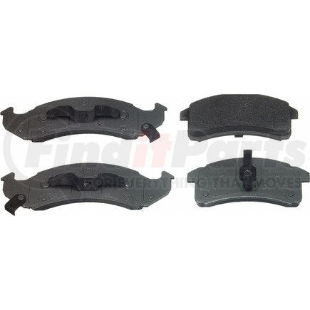 MX505 by WAGNER - Wagner Brake ThermoQuiet MX505 Semi-Metallic Disc Brake Pad Set