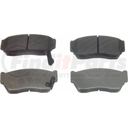 MX510 by WAGNER - Wagner Brake ThermoQuiet MX510 Semi-Metallic Disc Brake Pad Set