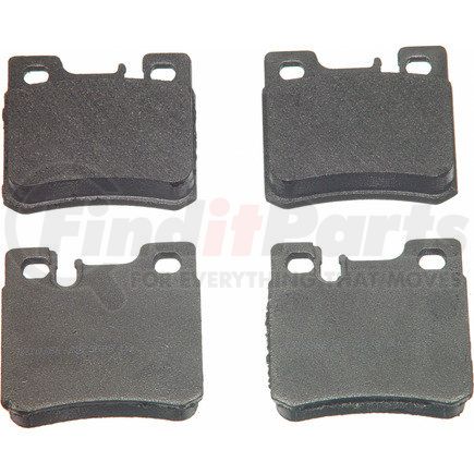 MX495 by WAGNER - Wagner Brake ThermoQuiet MX495 Semi-Metallic Disc Brake Pad Set