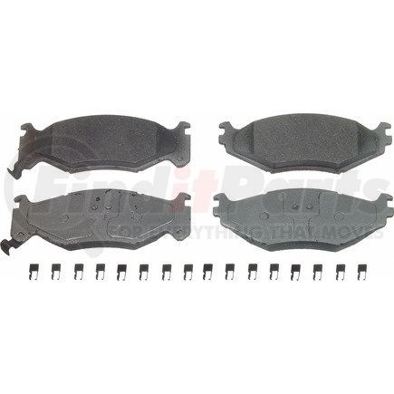 MX522 by WAGNER - Wagner Brake ThermoQuiet MX522 Semi-Metallic Disc Brake Pad Set