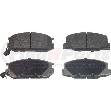 MX527 by WAGNER - Wagner Brake ThermoQuiet MX527 Semi-Metallic Disc Brake Pad Set