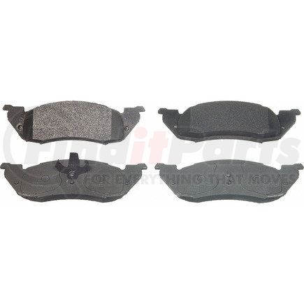 MX529 by WAGNER - Wagner Brake ThermoQuiet MX529 Semi-Metallic Disc Brake Pad Set