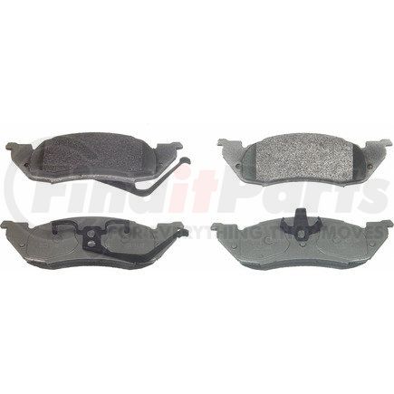 MX529A by WAGNER - Wagner Brake ThermoQuiet MX529A Semi-Metallic Disc Brake Pad Set