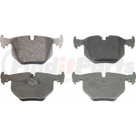 MX548 by WAGNER - Wagner Brake ThermoQuiet MX548 Semi-Metallic Disc Brake Pad Set