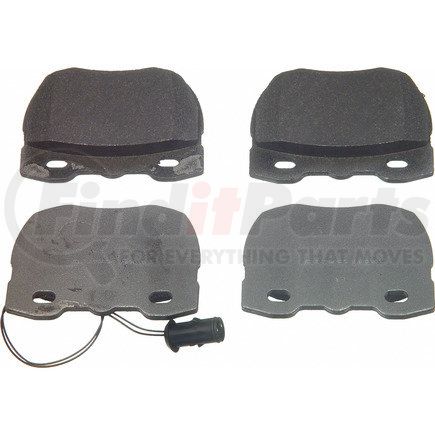 MX520 by WAGNER - Wagner Brake ThermoQuiet MX520 Semi-Metallic Disc Brake Pad Set