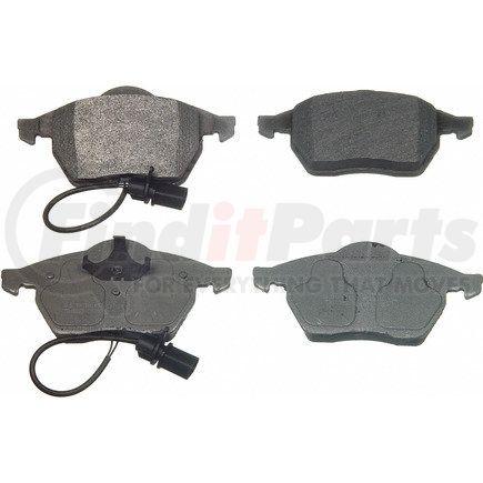 MX555B by WAGNER - Wagner Brake ThermoQuiet MX555B Semi-Metallic Disc Brake Pad Set