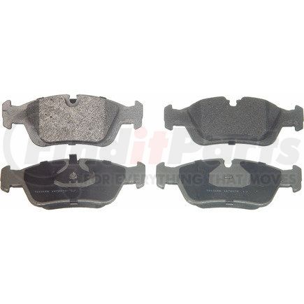 MX558 by WAGNER - Wagner Brake ThermoQuiet MX558 Semi-Metallic Disc Brake Pad Set