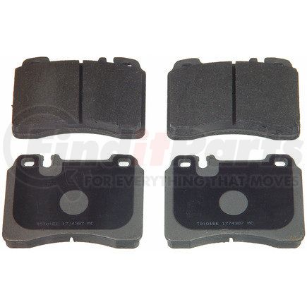 MX561 by WAGNER - Wagner Brake ThermoQuiet MX561 Semi-Metallic Disc Brake Pad Set