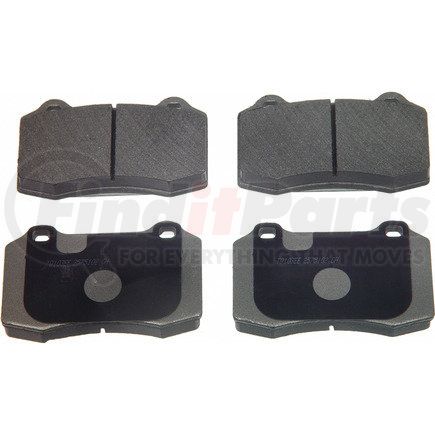 MX592 by WAGNER - Wagner Brake ThermoQuiet MX592 Semi-Metallic Disc Brake Pad Set