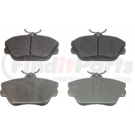 MX598 by WAGNER - Wagner Brake ThermoQuiet MX598 Semi-Metallic Disc Brake Pad Set