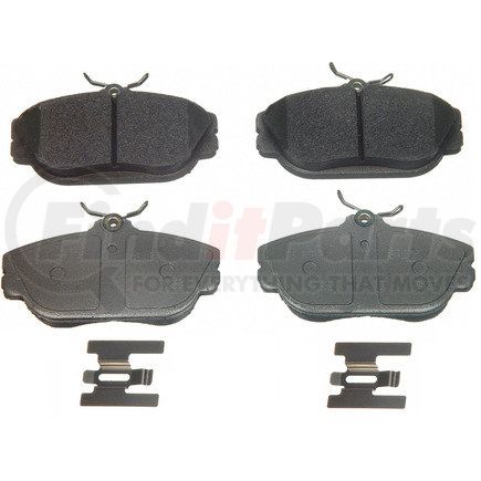 MX601 by WAGNER - Wagner Brake ThermoQuiet MX601 Semi-Metallic Disc Brake Pad Set