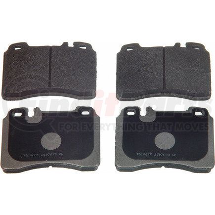 MX561B by WAGNER - Wagner Brake ThermoQuiet MX561B Semi-Metallic Disc Brake Pad Set